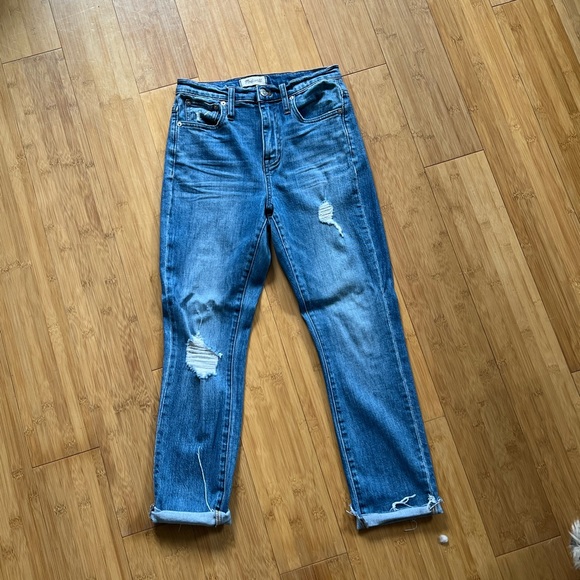 Madewell High rise slim boyfriend jeans - Picture 3 of 10